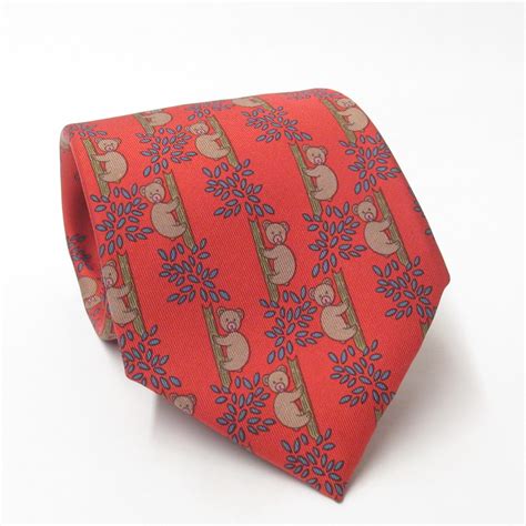 hermes koala tie|hermes fabric ties.